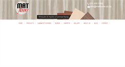 Desktop Screenshot of matfloors.co.za